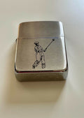 Zippo Feuerzeug De Agostini-1941 Replica-The Golfer-NEU-Benzin/Sturmfeuerzeug