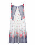Marks & Spencers Boho Floral Floaty Lined Chiffon Strappy Dress