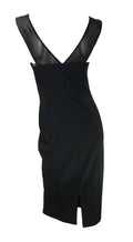Marks & Spencer Black Fitted Party Pencil Dress with Chiffon Shoulder Straps Ori