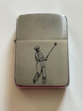 Zippo Feuerzeug De Agostini-1941 Replica-The Golfer-NEU-Benzin/Sturmfeuerzeug