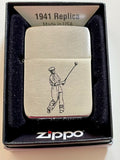 Zippo Feuerzeug De Agostini-1941 Replica-The Golfer-NEU-Benzin/Sturmfeuerzeug