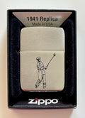 Zippo Feuerzeug De Agostini-1941 Replica-The Golfer-NEU-Benzin/Sturmfeuerzeug