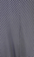 Marks & Spencer Navy & Beige Small Print Stretchy Flippy Skirt