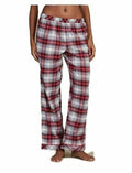 M & S COLLECTION PURE COTTON CHECKED LONG SLEEVE RED MIX PYJAMAS