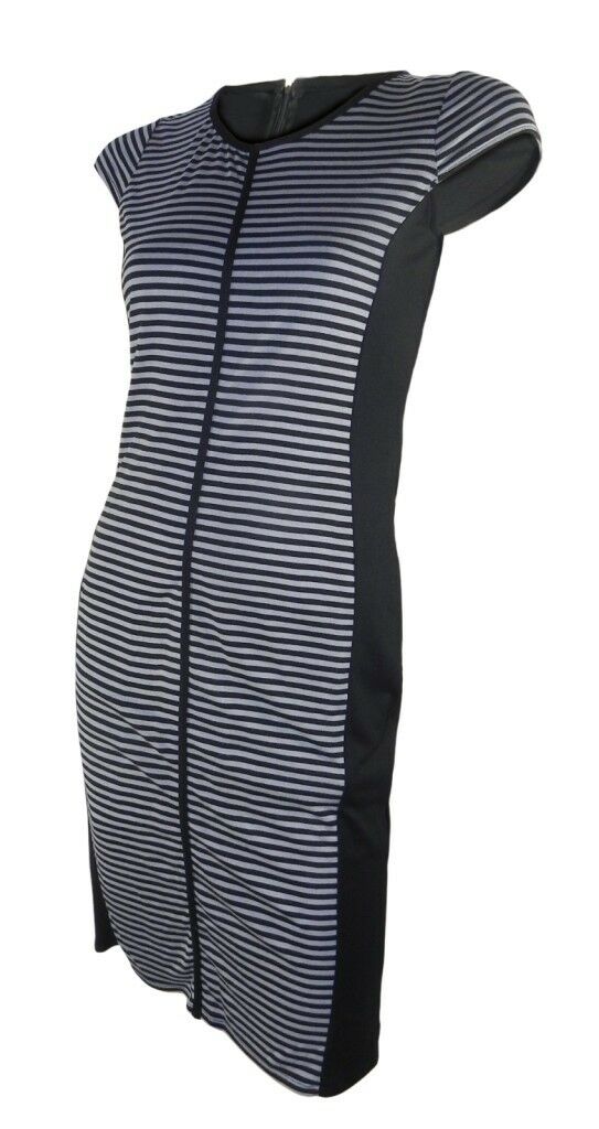 DOROTHY PERKINS STRIPED PANEL FITTED DRESS CAP SLEEVES 3 styles