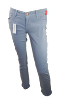 Highstreet brand stretch ankle skimmer jeans with turnups 2 colourways