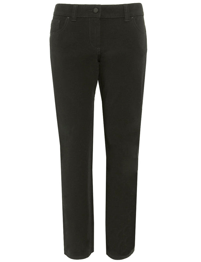 Marks & Spencer Collection Black Cotton Rich Straight Leg Jeggings PlusSize