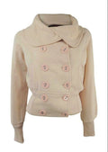 New Look Chunky Fleece Jacket with Cowl Collar Double Breasted 3 Colours