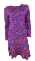 Marks & Spencer Red & Royal Blue Stretchy Dress with Flirty Hem Orig Price £39