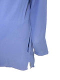 Ann Harvey Plus Size Dusty Blue Smoke Crepe Cover Up Kimono Jacket
