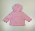 Babaluna Pink Cotton Hooded 'Tweet' Jacket Embroidered Design Bows Down theFront