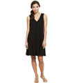 Marks & Spencer Black Stretchy V Neck Sleeveless Beach Dress