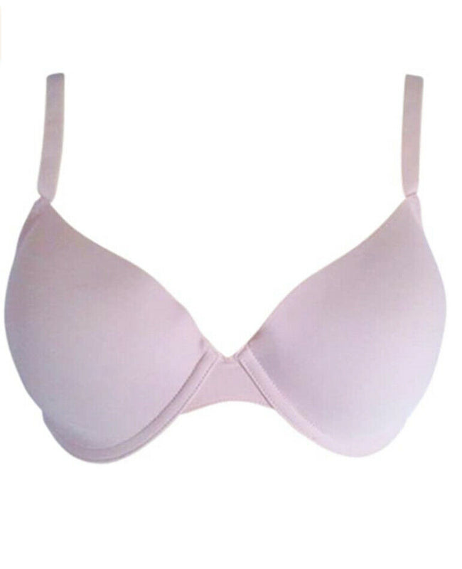 Shapely Figures soft pink underwired bra with padding size 36b