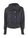 New Look Chunky Fleece Jacket with Cowl Collar Double Breasted 3 Colours