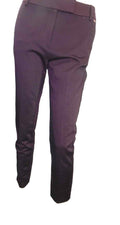 Marks & Spencer Per Una Roma Rise Jacquard Tapered Leg Trousers Two Colours