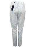 Marks & Spencer Autograph Silky Pastel Floral Crop Trousers Orig Price £49