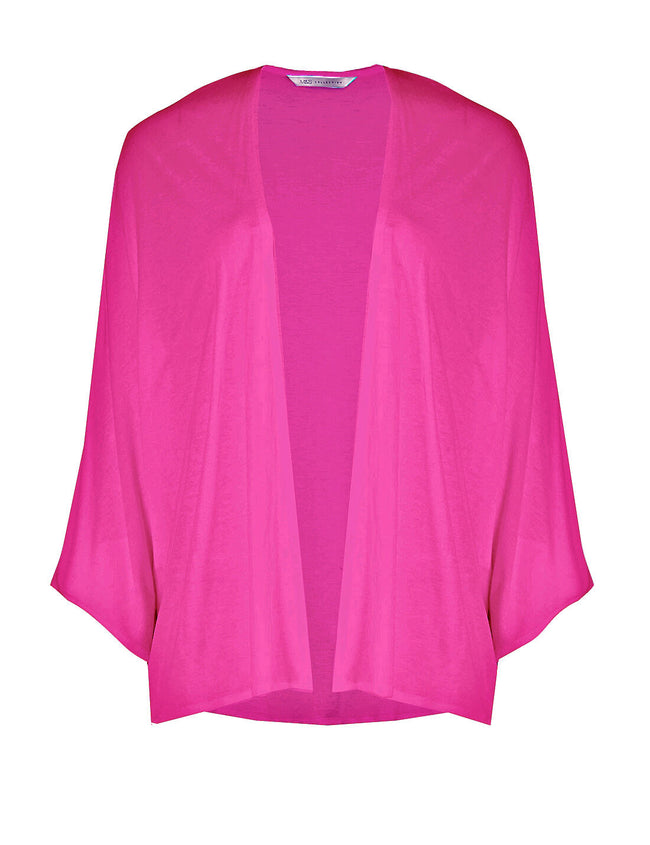 Marks & Spencer Bright Pink Open Front Batwing Sleeve Kimono